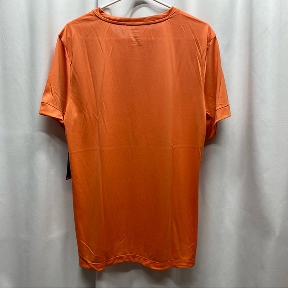 Jockey mens sz Large crewneck athletic shirt orange short sleeve new with tags - Picture 4 of 9